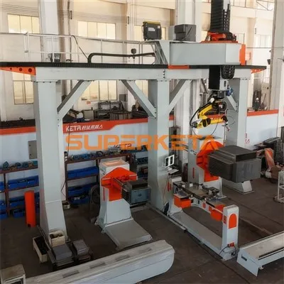 Soluție de sudură robot pentru cutie ondulată pentru robot cantilever